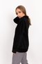Unisex Women Men Single Top Fleece Jacket Black Zippered Nurse Doctor Hospital Fleece - 4