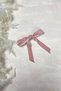 Powder Velvet Ribbon Bow Stone Hair Clip – Hairpin, Metal Hairpin, Shiny Design, Hair Ornament – Hairpin