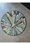 Mira 941 Abstract Pattern Pastel Woven Base Round Carpet