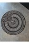 Mira 982 Round Striped and Ethnic Woven Base Carpet