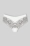 White Double Color Lace Detailed Women's Panties