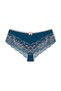 Petrol Double Color Leg Lace Detailed Women's Panties