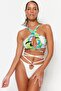 Ekru Aksesuarlı High Leg Bikini Altı TBESS23BA00179 - 4