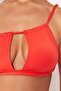 Red One-Shoulder Cut Out Detailed Bikini Top Tbess23Bu00339 - 5