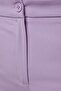 Lilac Straight High Waist Ribbed Stitched Woven Trousers TWOSS21PL0093 - 7