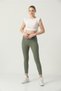 Women's Ribbed High Waist Seamless Leggings - 4