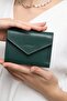 Genuine Leather Zoe Small Green Women's Wallet - 6