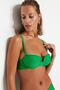 Green Underwire Textured Bikini Top TBESS23BU00278 - 2