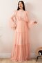 Rochie de seară Hijab cu mâneci 13047 - 3