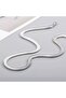 Stainless Steel Italian Crushed Snake Back Unisex Necklace 6 mm 60 cm - 2