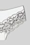 White Double Color Lace Detailed Women's Panties - 3