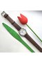 Retro Women's Wristwatch Vintage Design Iconic with Silver Color Strap, Minimal - 3