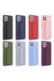 Samsung Galaxy M22 Case Smooth Surface Silicone Cover with Magnetic Stand - 4