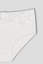 3-Piece Cotton Waist Lace Detailed High Waist Large Size Bato Women's Panties - 6