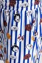 Dark Blue Unisex Regular Fit Printed Shorts Pajamas Set TMNSS23PT00000 - 5