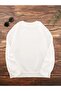 Unisex White Los Angeles Printed Crew Neck Sweatshirt Hoodie - 2