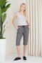 Women's Patterned Combed Cotton Capri