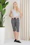 Women's Patterned Combed Cotton Capri - 2