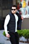 Men's Black Puffer Vest - 5