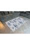 Mira 955 Blue Blanc Themed Light Gray Blue Woven Base Carpet - 2