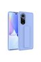 Huawei Honor 50 Case Smooth Surface Silicone Cover with Magnetic Stand - 2