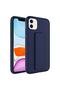 Apple iPhone 12 Case Smooth Surface Silicone Cover with Magnetic Stand - 2