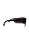 5409s W656/13 52 Women's Brown Slanted Frame Sunglasses - 3