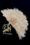 Cappuccino Bridal Fan, Bachelorette Party, Bride to Be, Bridesmaid, Henna Night, Wooden Feather