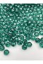 12mm Emerald Green Color World Model Acrylic Beads, Jewelry, Bag Making Beads (100Gr,~120 Pieces) - 3