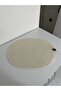 1 piece - single Cream Color Oval/ellipse Placemat, Washable, ironable, pad, runner, cotton, Jute