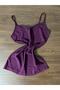 Women's 6" Lace Cotton Combed Cotton Athlete Panties Set - 4