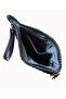 Women's Handmade Star Patterned Black Color Clutch Portfolio Bag - 5