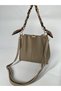 Women's Mink Scarf Chain Accessories Soft Leather 3 Compartment Hand Shoulder Bag Women's Gift - 4