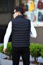 Men's Black Puffer Vest - 4