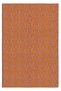 Mira 966 Chain Themed Orange Claret Red Woven Base Carpet - 3