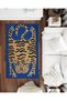 Mira 1139 Blue Tiger Figured Woven Base Carpet