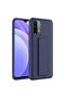 Xiaomi Poco M5S Case Smooth Surface Silicone Cover with Magnetic Stand