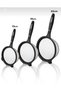 Professional 3 Sizes Fine Wire Strainer Set 22cm-19cm-13cm - 3-Piece Strainer - Colander that can be attached to the pot - 3