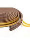 Door Window Tape 6x2=12 Mt Water Cold Proof Insulation Tape Insulation Wick (brown) - 6