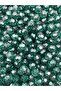 12mm Emerald Green Color World Model Acrylic Beads, Jewelry, Bag Making Beads (100Gr,~120 Pieces) - 2