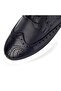 Genuine Leather Black Lacing Detailed Thermo Sole Men's Casual Shoes - 5