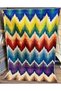 Mira 1039 Zigzag Themed Multicolor Design Woven Base Carpet - 5