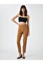 3sak40148uw Women's Canvas Trousers Brown - 5