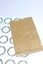 White Label Flower Printed, Kraft Gift Wrap, Kraft Packaging Paper Bag 20 Pieces (12x20 Cm) - 5