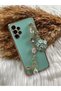 Samsung A32 Compatible Floral Stone Pearl Handheld Laser Cut Case - 2