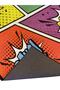 Mira 873 Pop Art Cool Wow Bang Boom Written Carpet - 2