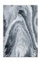 Mira 1070 Black Anthracite Gray Marble Abstract and Marbled Pattern Woven Base Carpet - 2