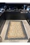 Mira 1065 Gray Yellow Modern Striped Woven Base Carpet