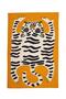 Mira 1137 Orange Tiger Figured Woven Base Carpet - 2