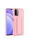 جراب Xiaomi Redmi Note 10 مصنوع من السيليكون ذو سطح أملس مع حامل مغناطيسي - 2